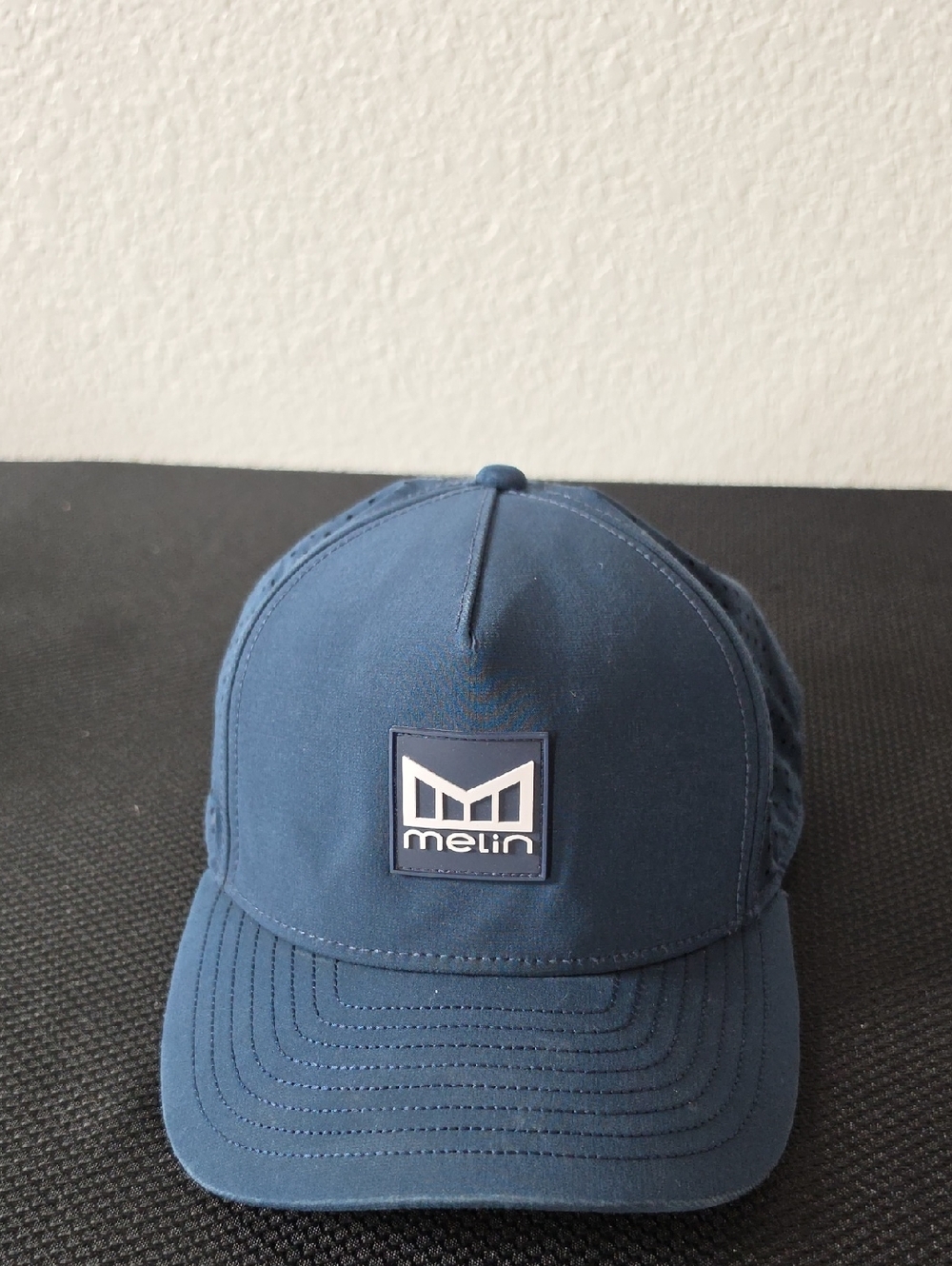 Melin Men's Navy Logo Trucker Hat